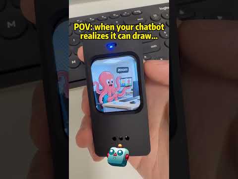 When your AI chatbot realizes it can draw... #aichatbot #diytech #imagegeneration #raspberrypi