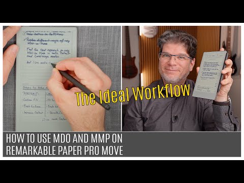 How to Use MDO & MMP on Remarkable Paper Pro Move? | The Ideal Workflow