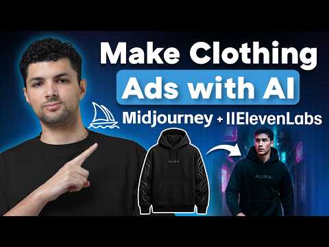 How to Make a Clothing Ad with AI (ChatGPT + Midjourney + ElevenLabs Tutorial)