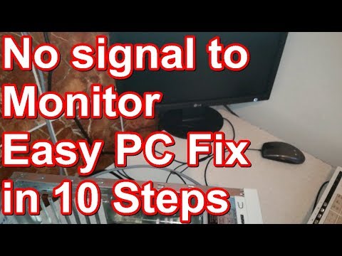 No video signal, Easy PC fix in 10 steps #redigitt Ep. 268