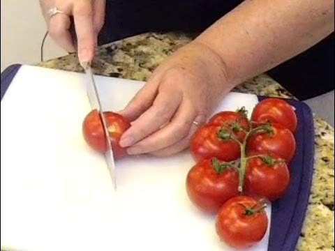 How to Core Tomatoes Quickly