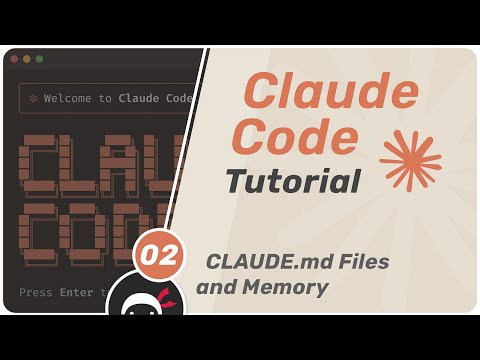 Claude Code Tutorial #2 - CLAUDE.md Files & /init