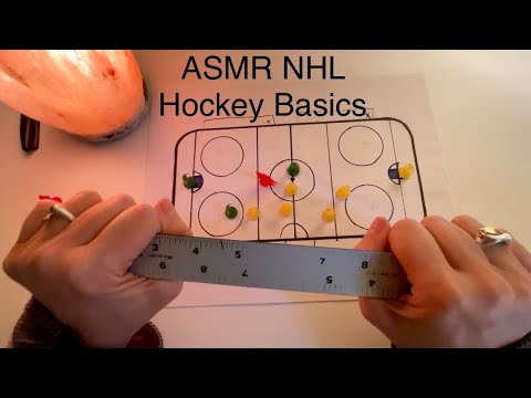 NHL Hockey for Beginners from a Non-Expert ~ ASMR Soft Spoken and Drawing