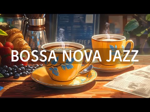 Calm Morning Jazz ☕ Elegant Coffee Jazz Music & Happy Bossa Nova instrumental for Uplifting Moood