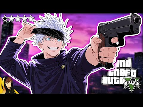 Adding SATORU GOJO to GTA 5… The MOST CHOATIC FUN I've HAD!!