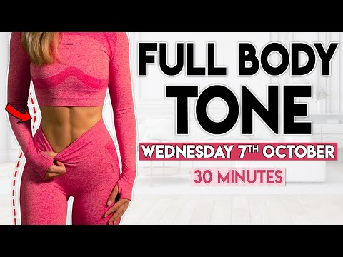 FULL BODY TONE and BURN (pilates) | 30 minute Home Workout