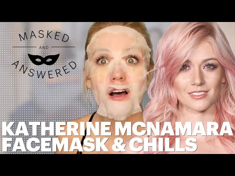 How Katherine McNamara Keeps Her Glow After Sweaty Fight Scenes | Masked And Answered | Marie Claire