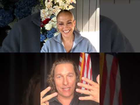 Jennifer Lopez - Celebrating 20 Years of The Wedding Planner - LIVE With Matthew McConaughey