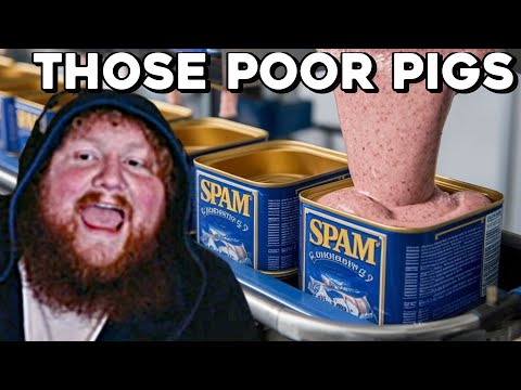 CaseOh Reacts To How SPAM Canned Meat Is Made In Factories