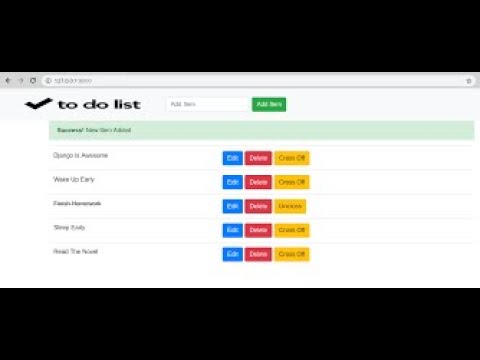 Complete Django Crash Course: Build a To-Do App from Scratch (2025 Edition)