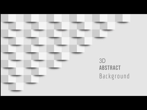 1.Adobe Illustrator Tutorial - 3D Background Abstract design