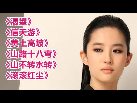 《渴望》《黄土高坡》《山不转水转》《山路十八弯》《父老乡亲》