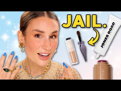TRYING HYPED NEW MAKEUP: Jones Road Tinted Moisturizer, UD Liquid Eyeshadows, RHODE & MORE!