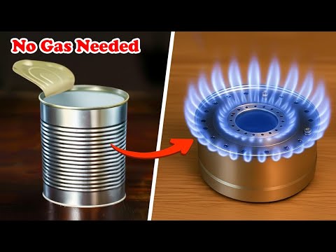 DIY Mini Stove from Tin Cans – No Gas, No Firewood, Just Free Energy at Home!