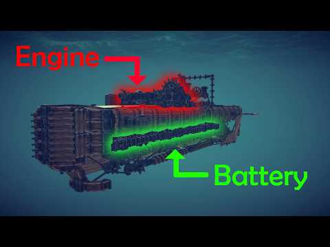 I built a REALISTIC SUBMARINE in besiege!