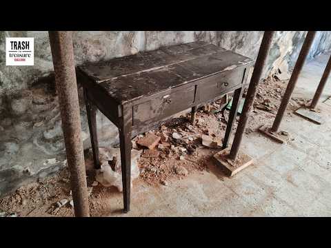 I Restored a Termite-Infested Desk // A long restoration //