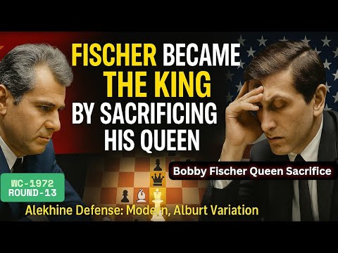 Fischer’s Forbidden Queen Sacrifice Exposed: The Brutal Move That Obliterated Spassky in 1972 Rd 13