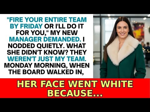 My Manager Demanded I Fire My Entire Team - But She Didn't Know Who They Really Were
