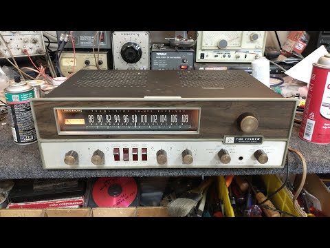 Quick Repair of a 1968 Fisher 500t stereo receiver. Right channel out. FIXED
