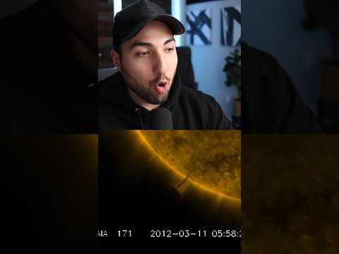 Jupiter-sized UFO drawing plasma out of the Sun (NASA Footage)