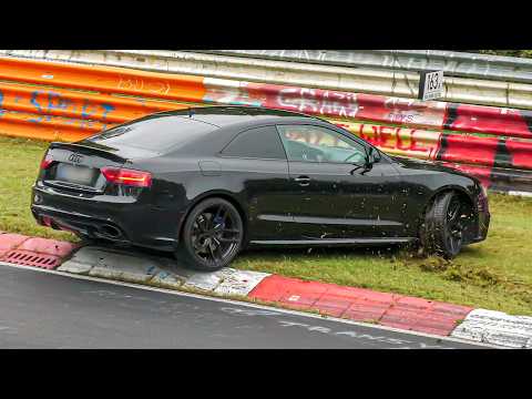 Nürburgring CRASH & FAIL but it's AUDI Only! Best of Fails, Crashes & BAD Drivers Nordschleife 2025