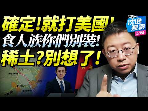 中國「以後誰打我！我就反幹美國！」沈逸：早就識破「食人族」嘴臉！美國，你稀土又不想要了？！@新西蘭中文國際頻道