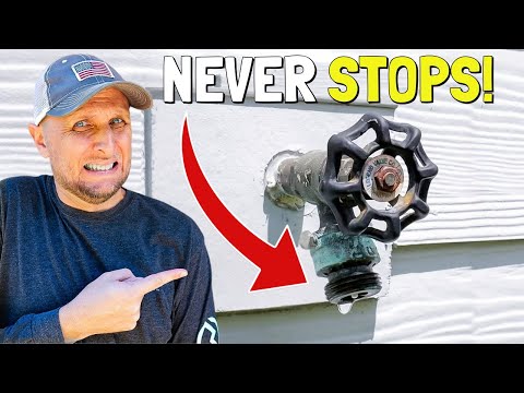How To Fix A Leaking Outdoor Faucet For Pennies!