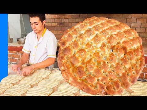 Best Circle Barbari bakery in Iran | Persian bread بربری خبز ایرانی