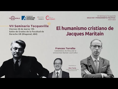 Seminario "El humanismo cristiano de Jacques Maritain", con Francesc Torralba