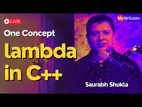 lambda in C++ - One concept in LIVE | MySirG