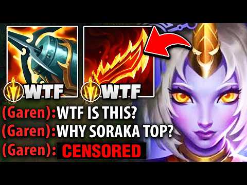 Another day Another top laner who doesn't respect AD Soraka top... (HE WAS RAGING)