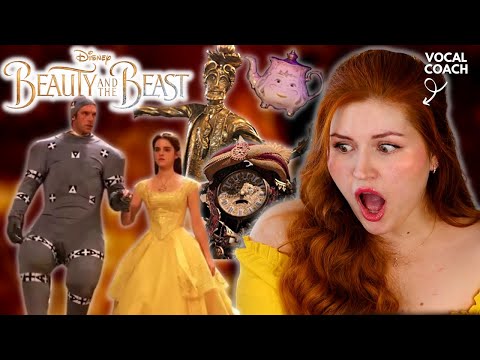 BEAUTY AND THE BEAST with Emma Watson l Vocal Coach Reacts