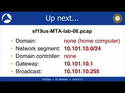 SF19US - 25 Analyzing Windows malware traffic w/ Wireshark [Part 2](Brad Duncan)