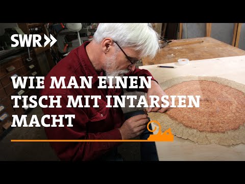 Wie man einen Tisch mit Intarsien macht | SWR Handwerkskunst