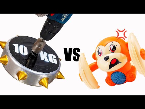 10KG Brutal Beyblade VS Electric Toys!