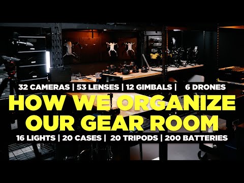 32 Cameras, 53 Lenses and 1 Random Box of Junk | Gear Room Tour