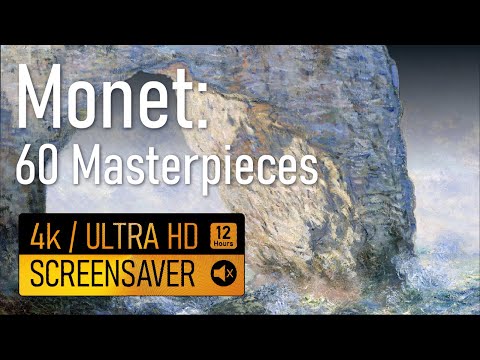 Monet: 60 Masterpieces Up-Close | Art TV Screensaver