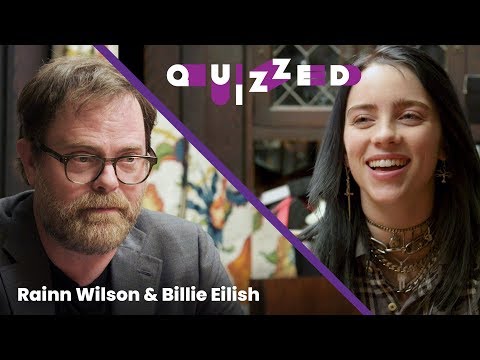 Billie Eilish gets QUIZZED by Rainn Wilson on βThe Office' | Billboard