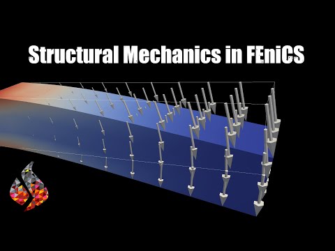 FEniCS Tutorial: 3D Linear Elasticity on Cantilever Beam (+Paraview Visualization)