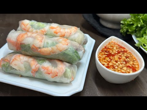 How We Eat Spring Rolls at Home | Family-Style Fresh & Delicious