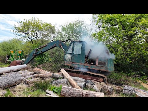 O&K RH4 10-Ton Digger Leaves the Property – First Start in 6 Year