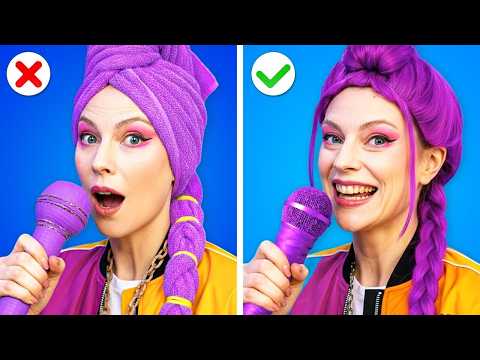 Real or Fake KPop Demon Hunters Makeover? *Funny Moments*