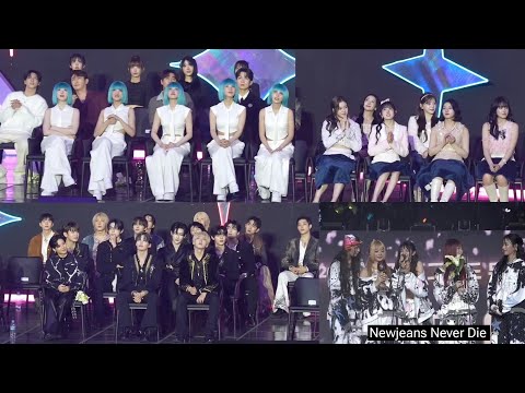 Idols react to Newjeans Speech KGMA 2024 ft. Taemin, (G)I-DLE, QWER, ZEROBASEONE