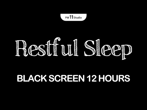 Peaceful Music for Restful Sleep | Sleeping Music for Deep Sleeping | Black Screen