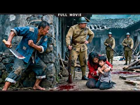 Japanese troops massacre village, passing farmer fights back and wipes them out