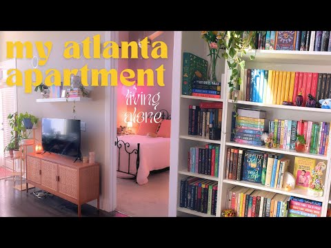 My 2024 Solo Apartment Tour đī¸ $1800 a month for a luxury apartment in Atlanta