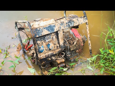 Full Restoration Video Diesel Generator 4.5kw 20 years old