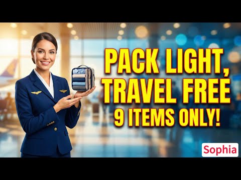 You Only Need 9 Items to Pack for Any Trip (even in carry-on)