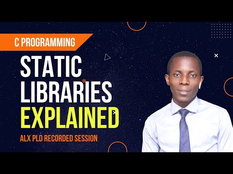 Static Libraries: How to Create & Use them in C programming | ALX PEER DISCUSSION