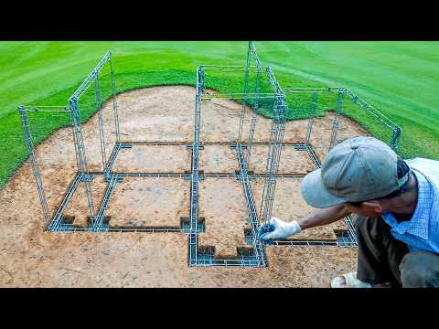 Man Builds STUNNING MINI HOUSE With Small Bricks